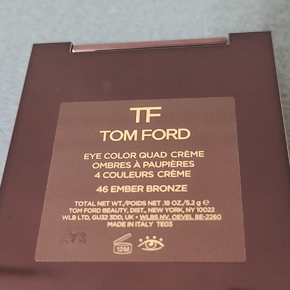 Tom Ford Eye Color Quad Eye Shadow Palette 46 Ember Bronze .18oz/5.2g NEW IN BOX